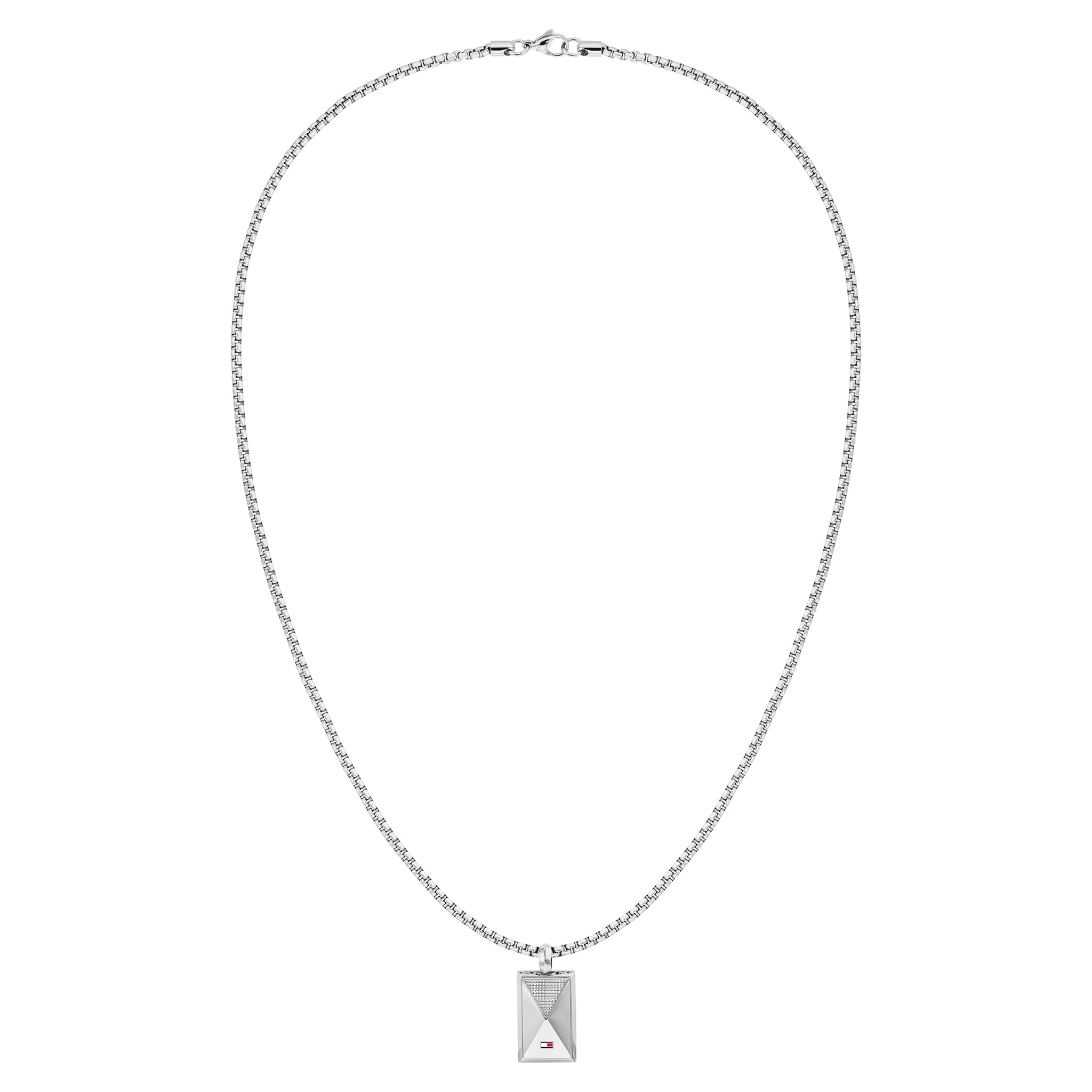 Tommy Hilfiger Jewellery Stainless Steel Men's Pendant With Chain - 2790564