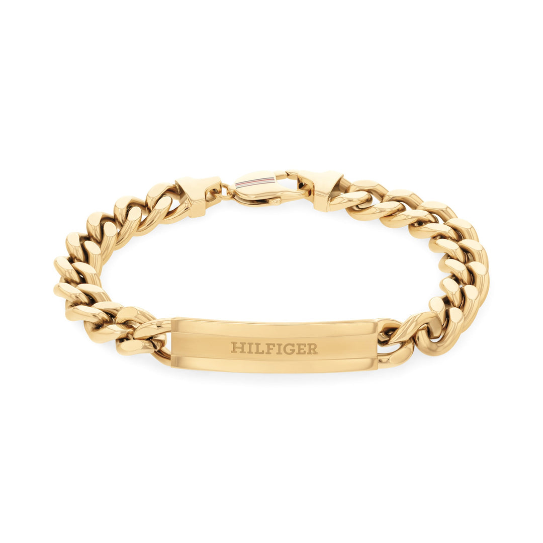 Tommy Hilfiger Jewellery Gold Steel Men's Chain Bracelet - 2790580