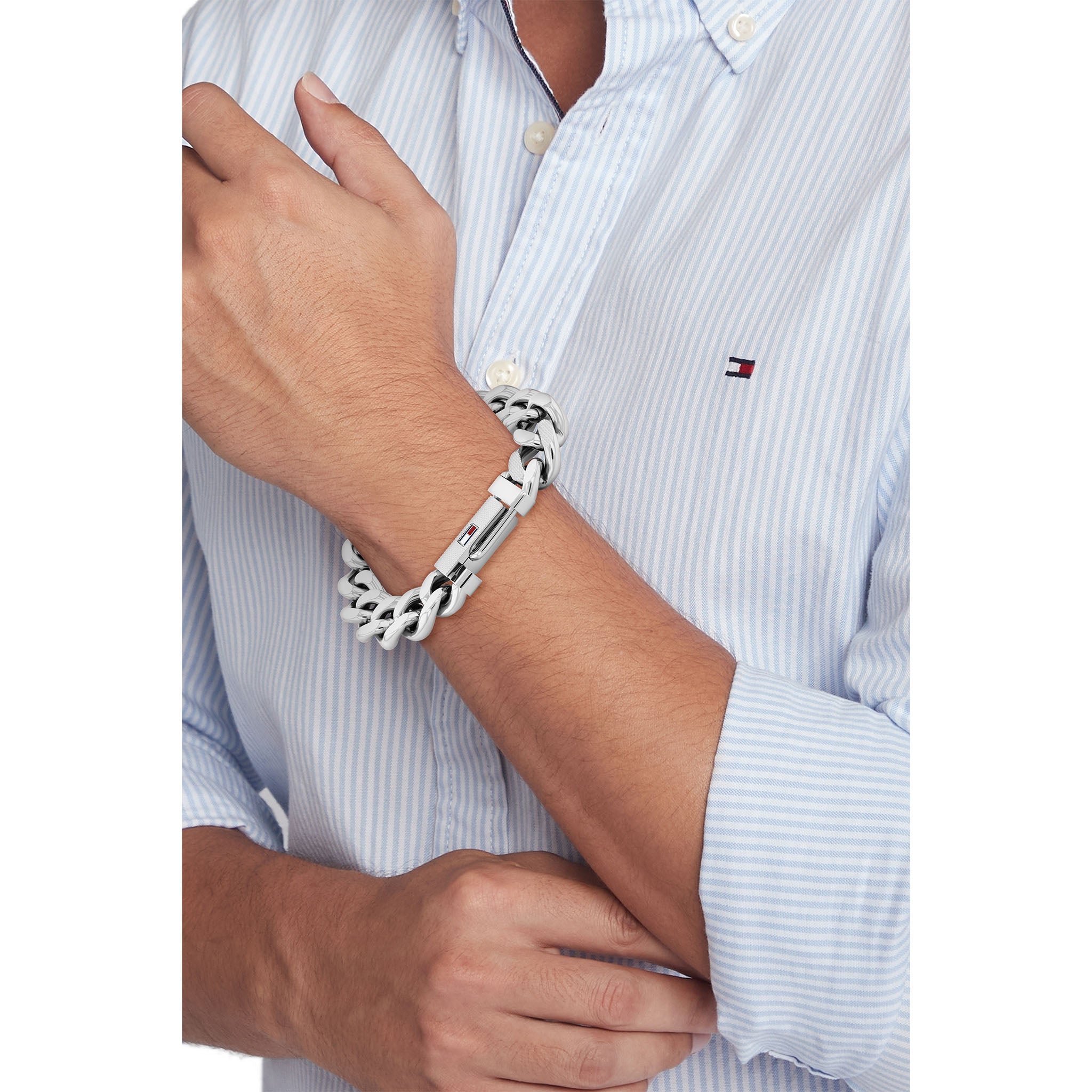 Tommy Hilfiger Jewellery Stainless Steel Men's Chain Bracelet - 2790637