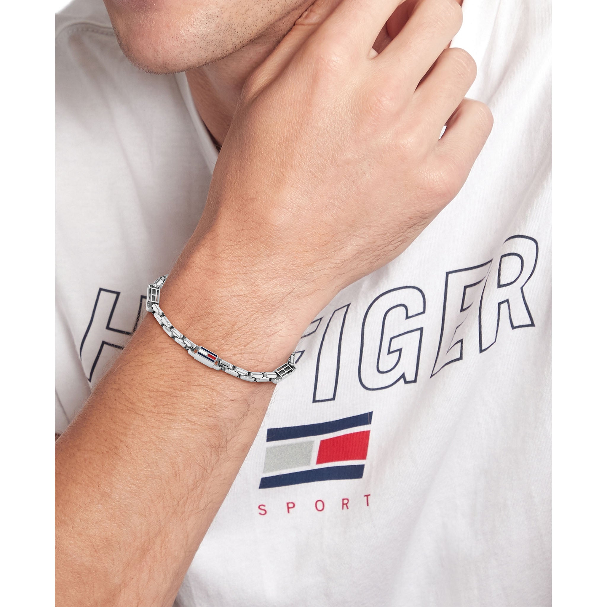 Tommy Hilfiger Jewellery Stainless Steel Men's Chain Bracelet - 2790674
