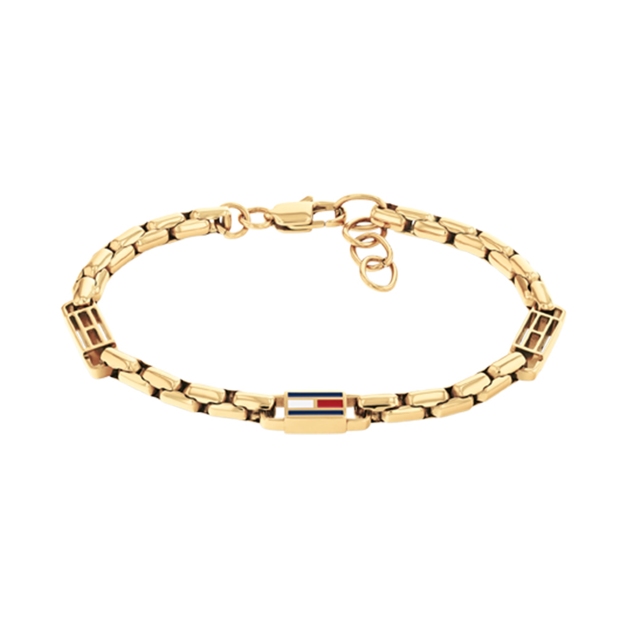 Tommy Hilfiger Jewellery Gold Steel Men's Chain Bracelet - 2790675