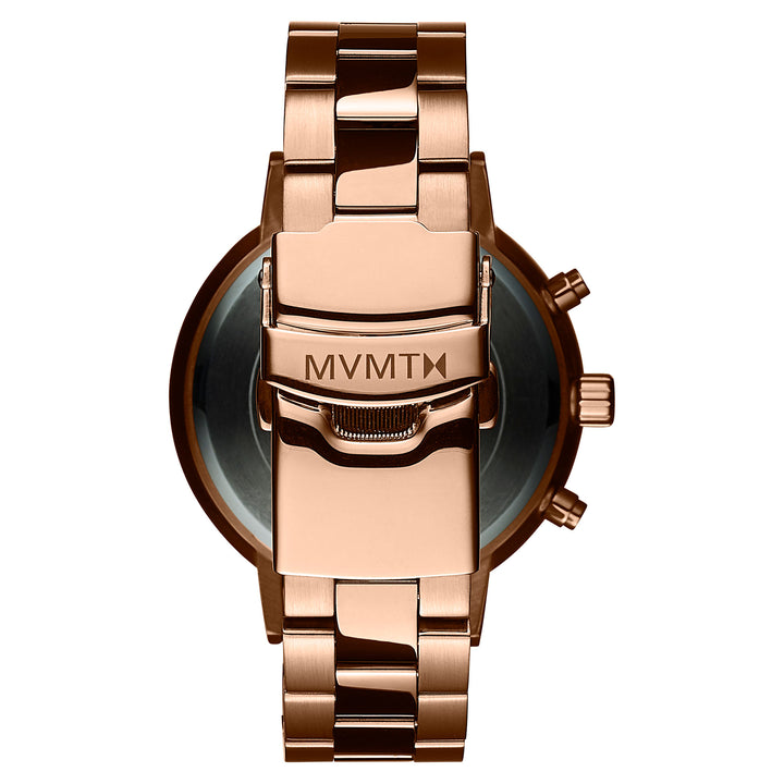 MVMT Rose Gold Steel White Dial Multi-function Women's Watch - 28000135D