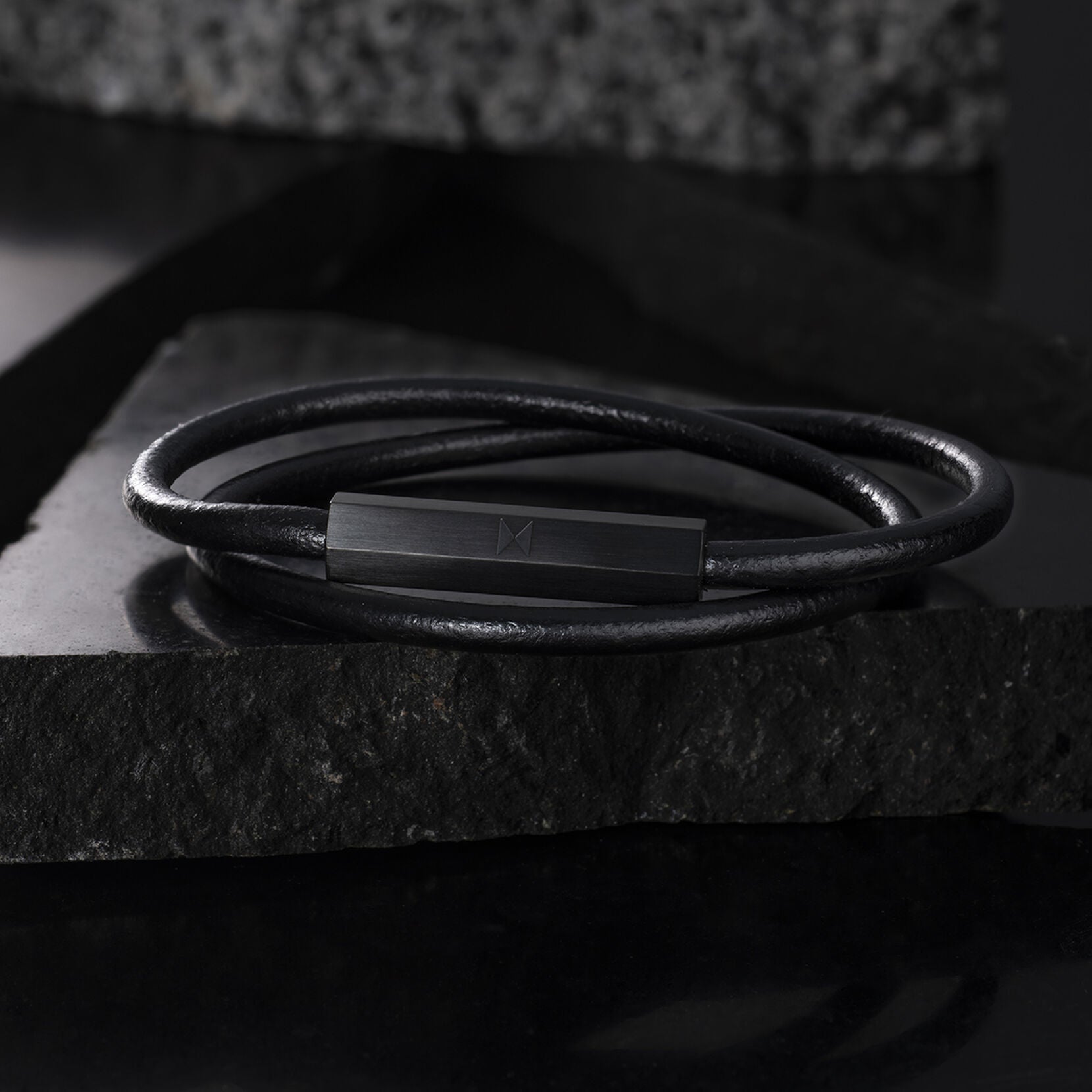 MVMT Jewellery Gunmetal Steel Men's Bracelet - 28200029