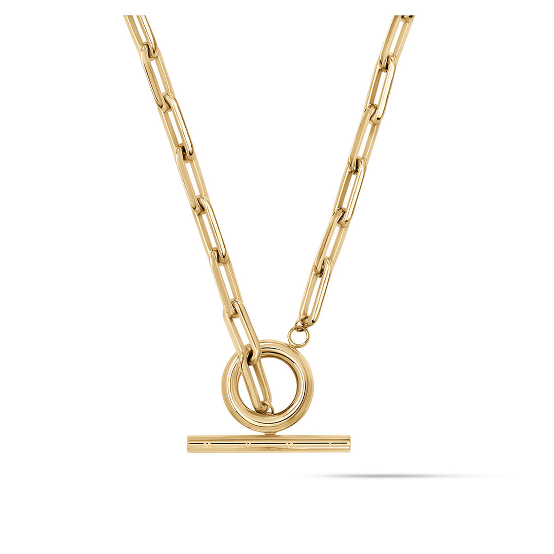 MVMT Jewellery Gold Steel Women's Chain Necklace - 28200122