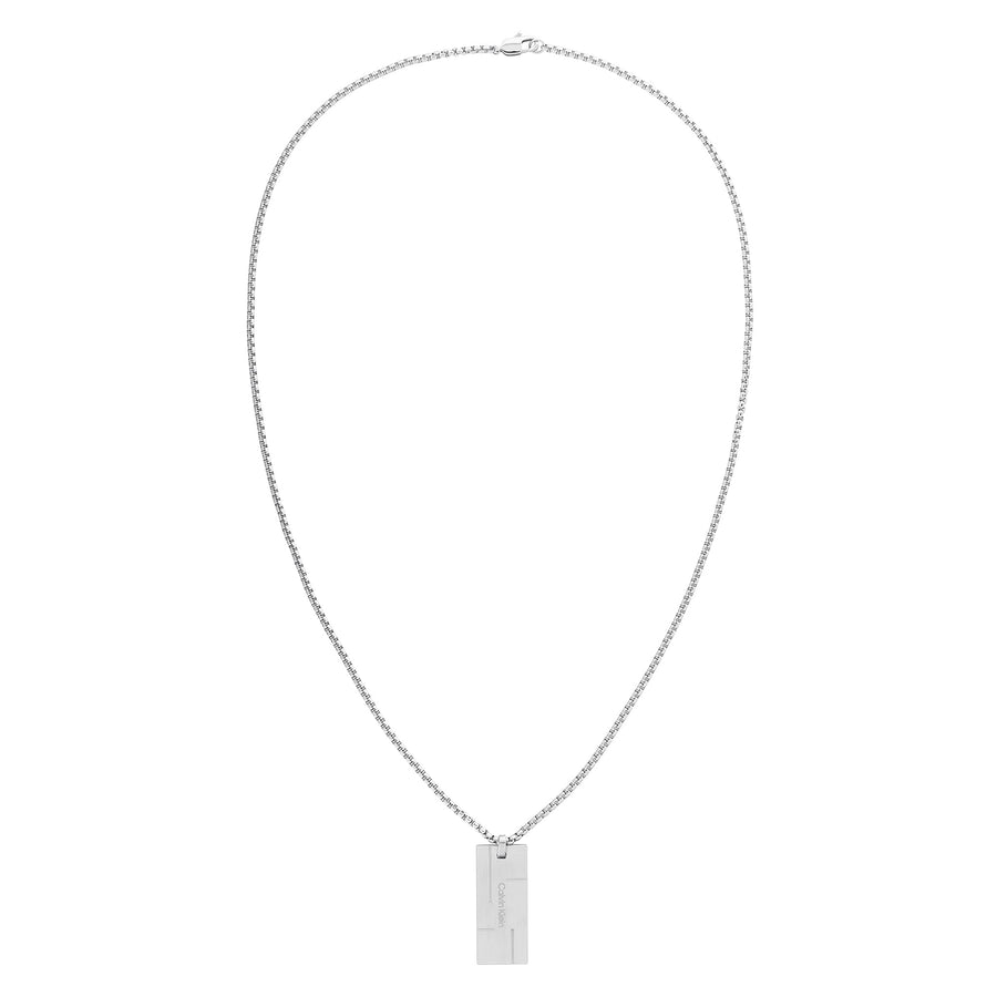 Calvin Klein Jewellery Stainless Steel Men's Pendant With Chain - 35000058