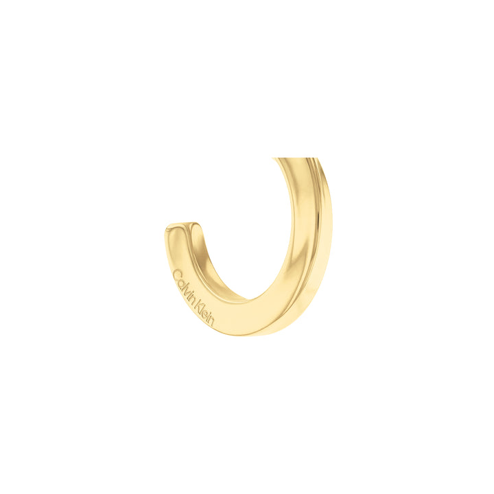 Calvin Klein Jewellery Gold Steel Women's Hoop Earrings - 35000311