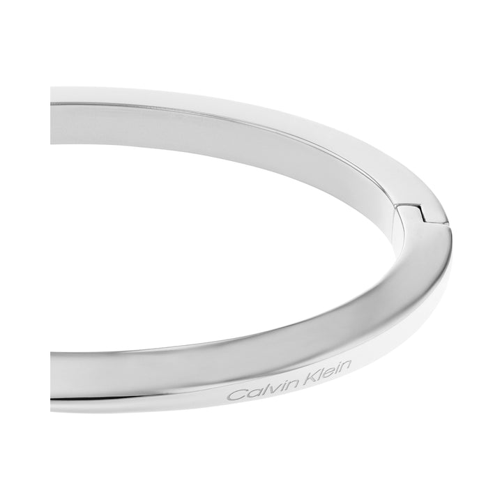 Calvin Klein Jewellery Stainless Steel Women's Hinge Bangle - 35000312