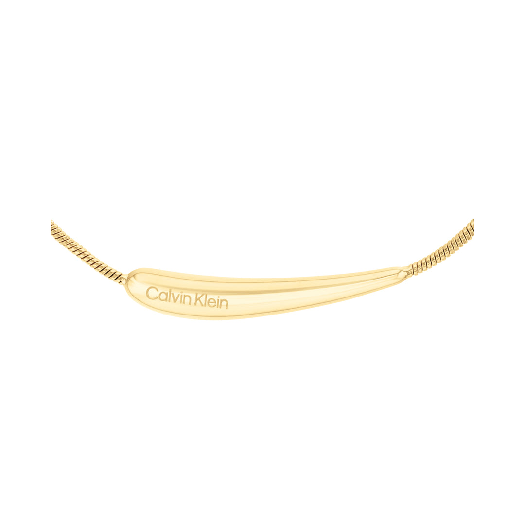 Calvin Klein Jewellery Gold Steel Women's Pendant Necklace - 35000339