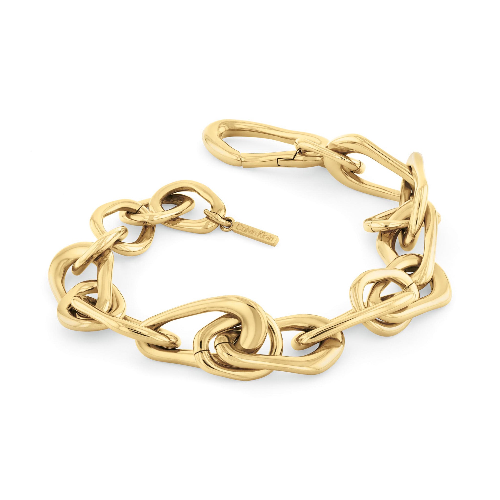 Calvin Klein Jewellery Gold Steel Women's Statement Bracelet - 35000748
