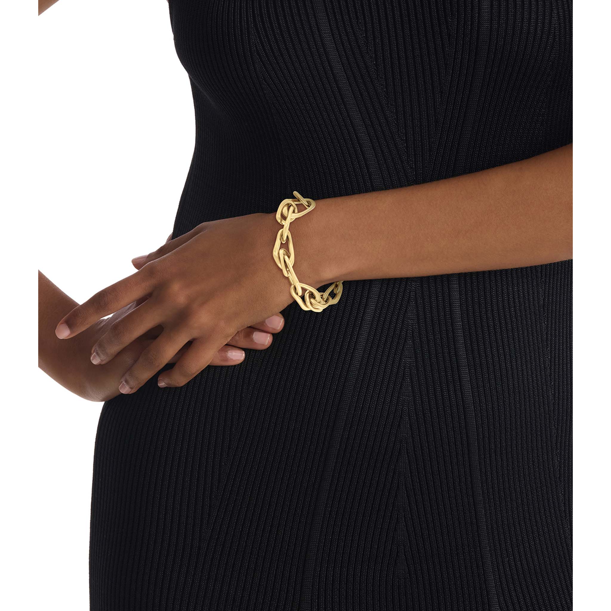Calvin Klein Jewellery Gold Steel Women's Statement Bracelet - 35000748