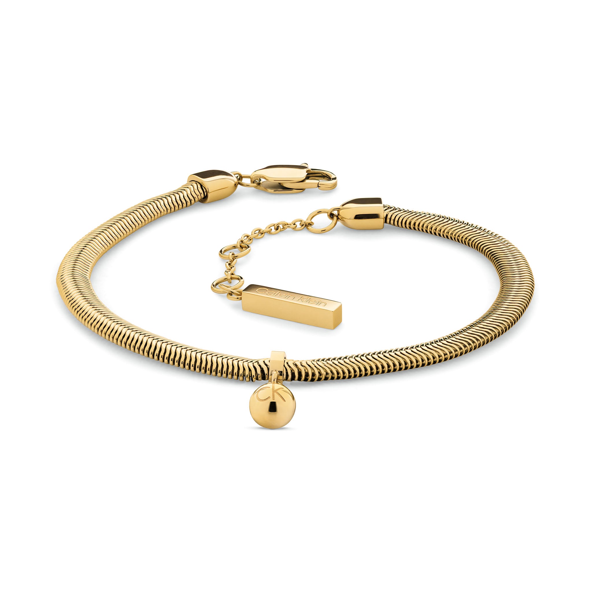 Calvin Klein Jewellery Gold Steel Women's Chain Bracelet - 35000959