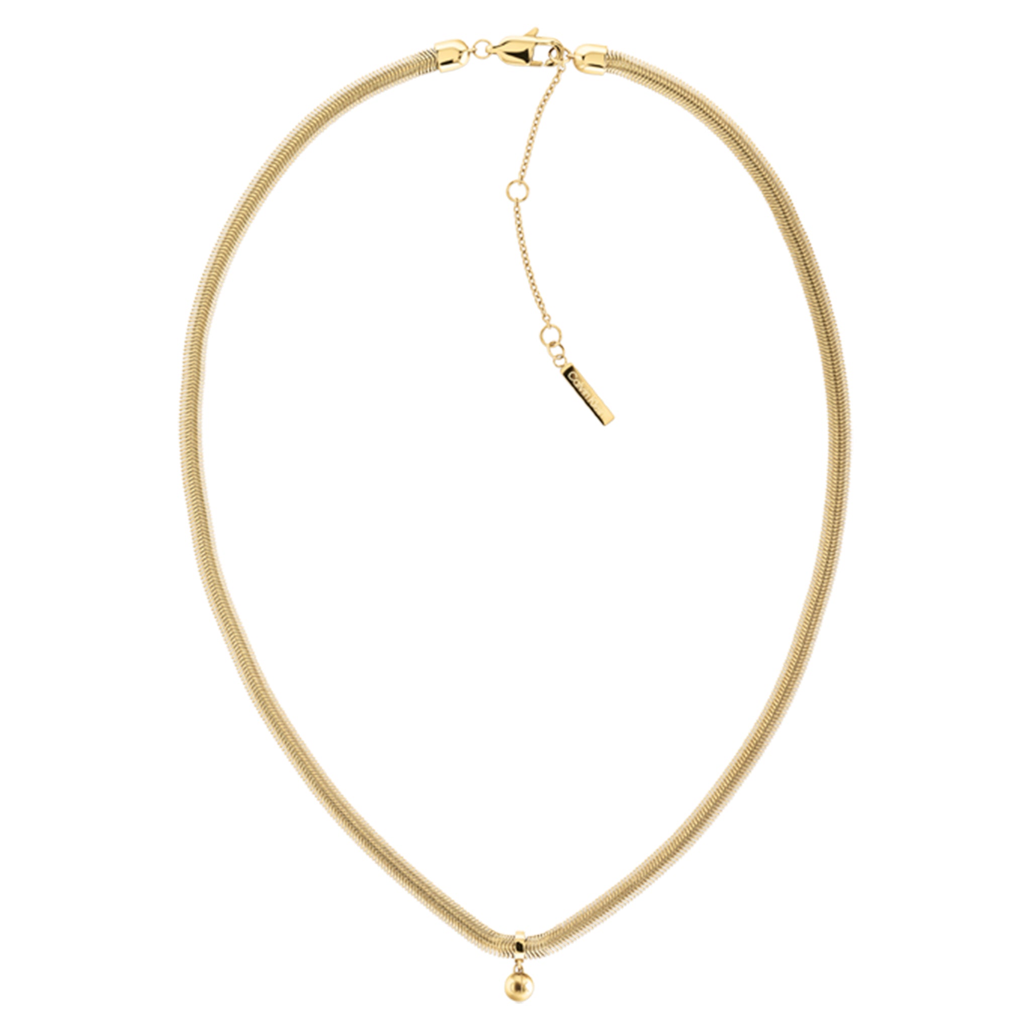 Calvin Klein Jewellery Gold Steel Women's Chain Necklace - 35000961