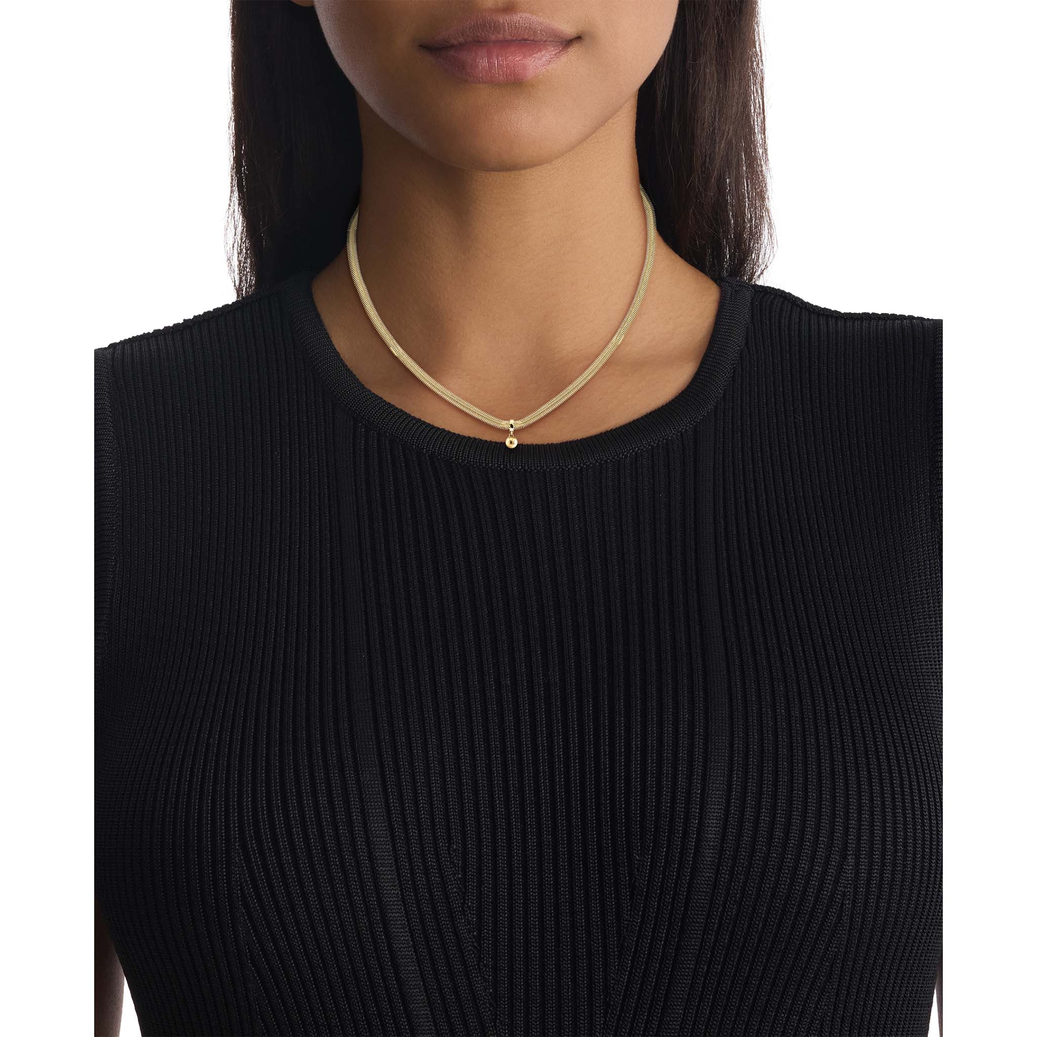 Calvin Klein Jewellery Gold Steel Women's Chain Necklace - 35000961