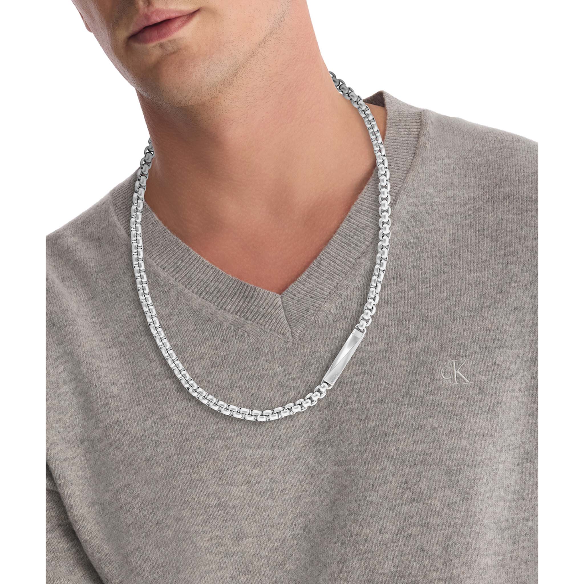 Calvin Klein Jewellery Stainless Steel Men's Necklace - 35100054