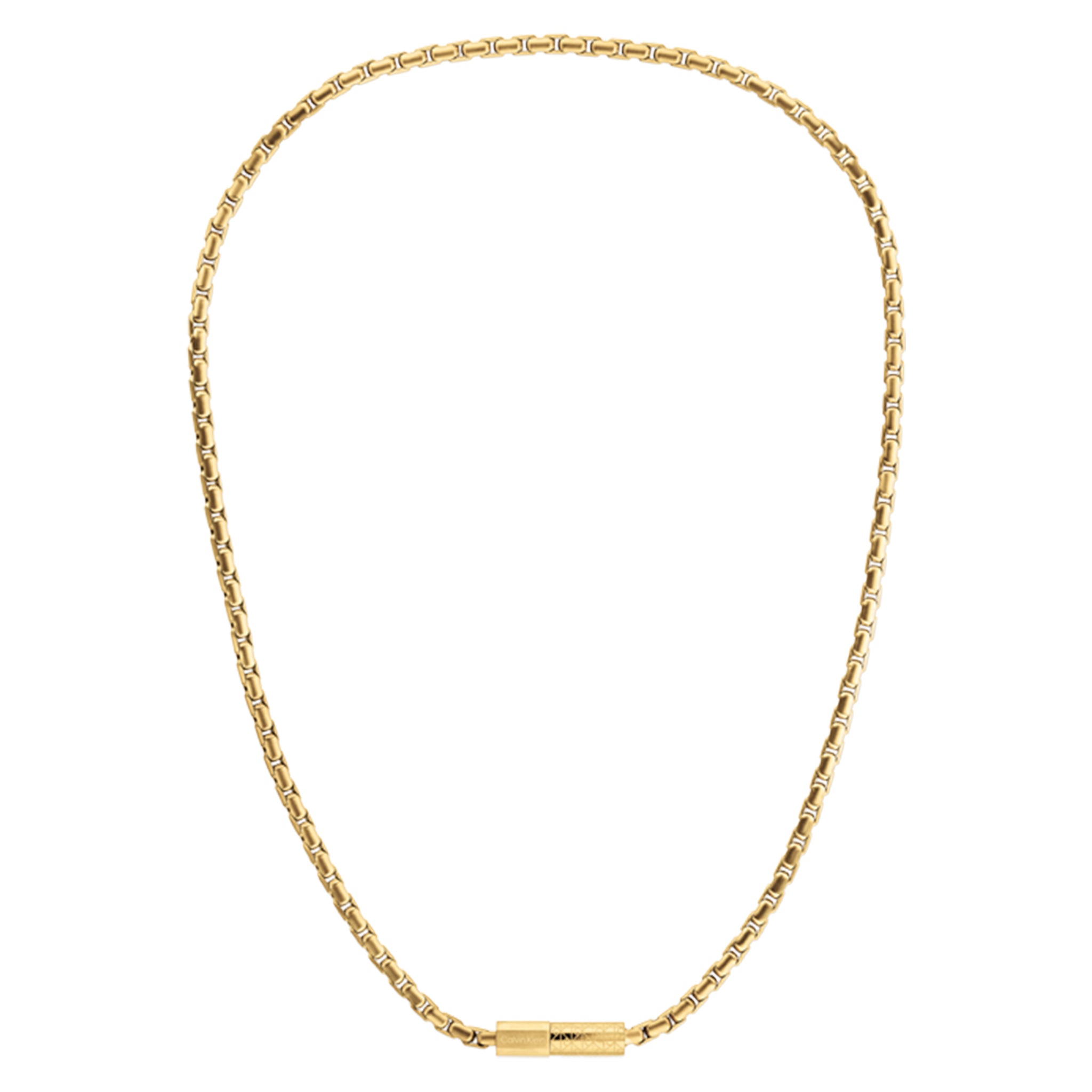 Calvin Klein Jewellery Gold Steel Men's Chain Necklace - 35100093