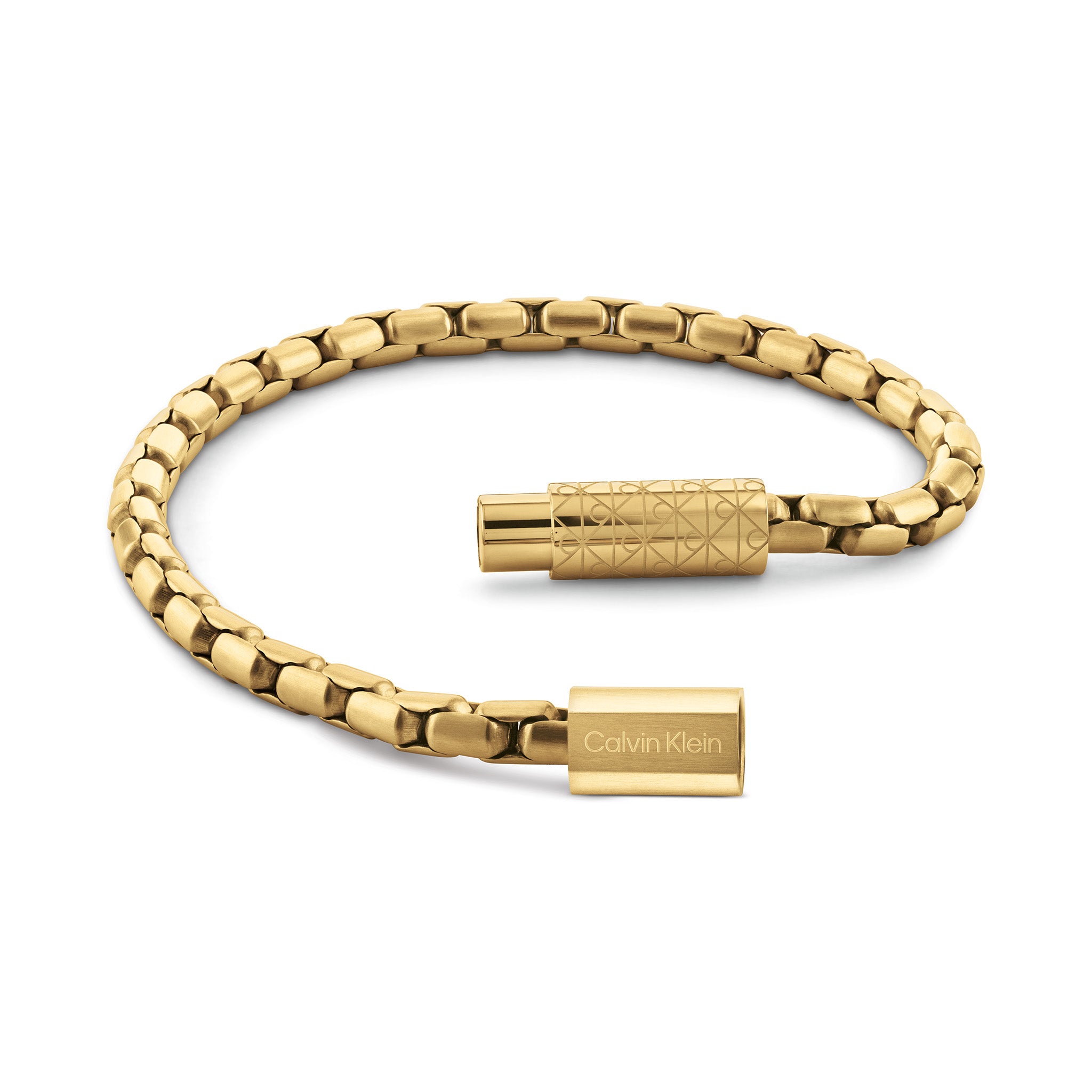 Calvin Klein Jewellery Gold Steel Men's Chain Bracelet - 35100095