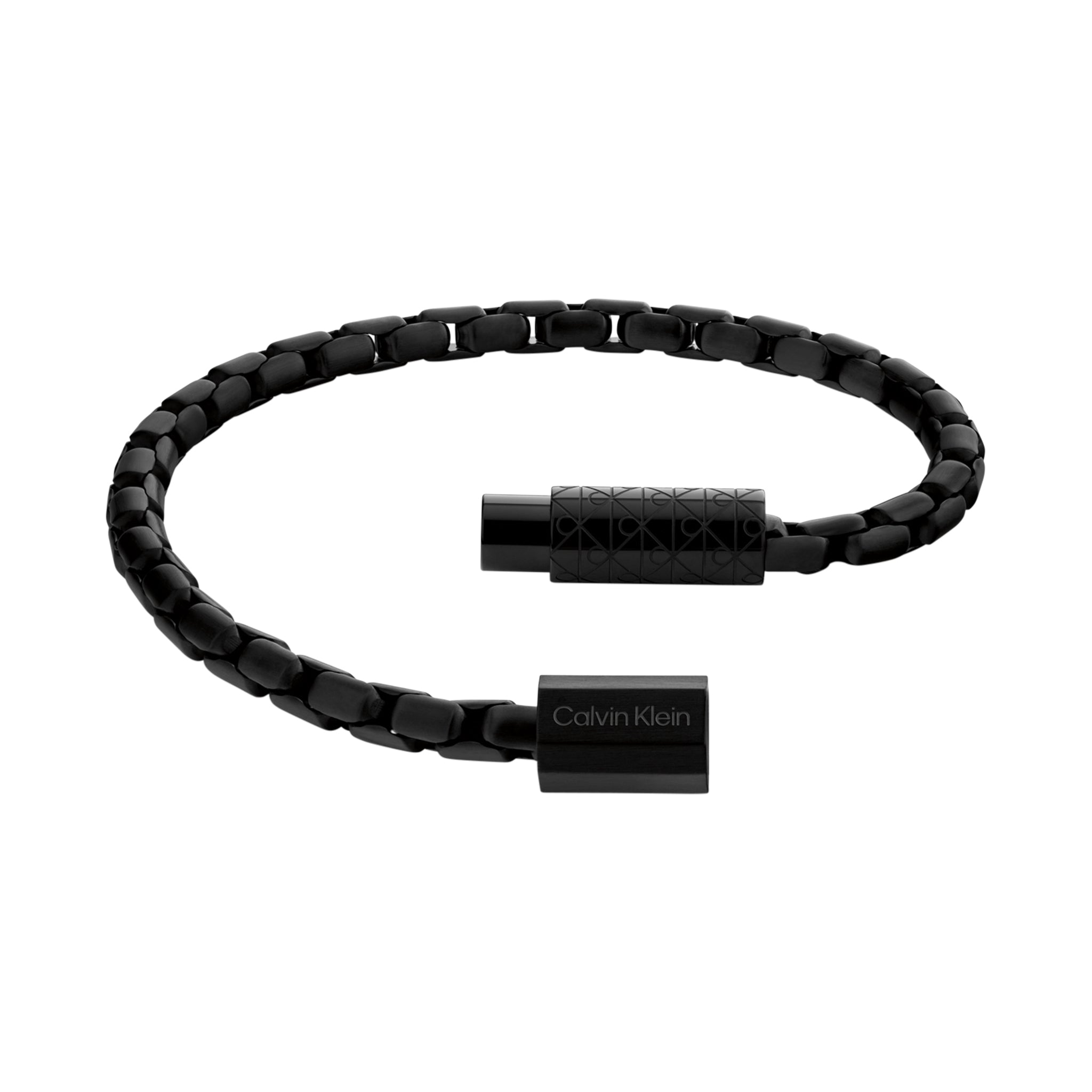 Calvin Klein Jewellery Black Steel Men's Chain Bracelet - 35100096