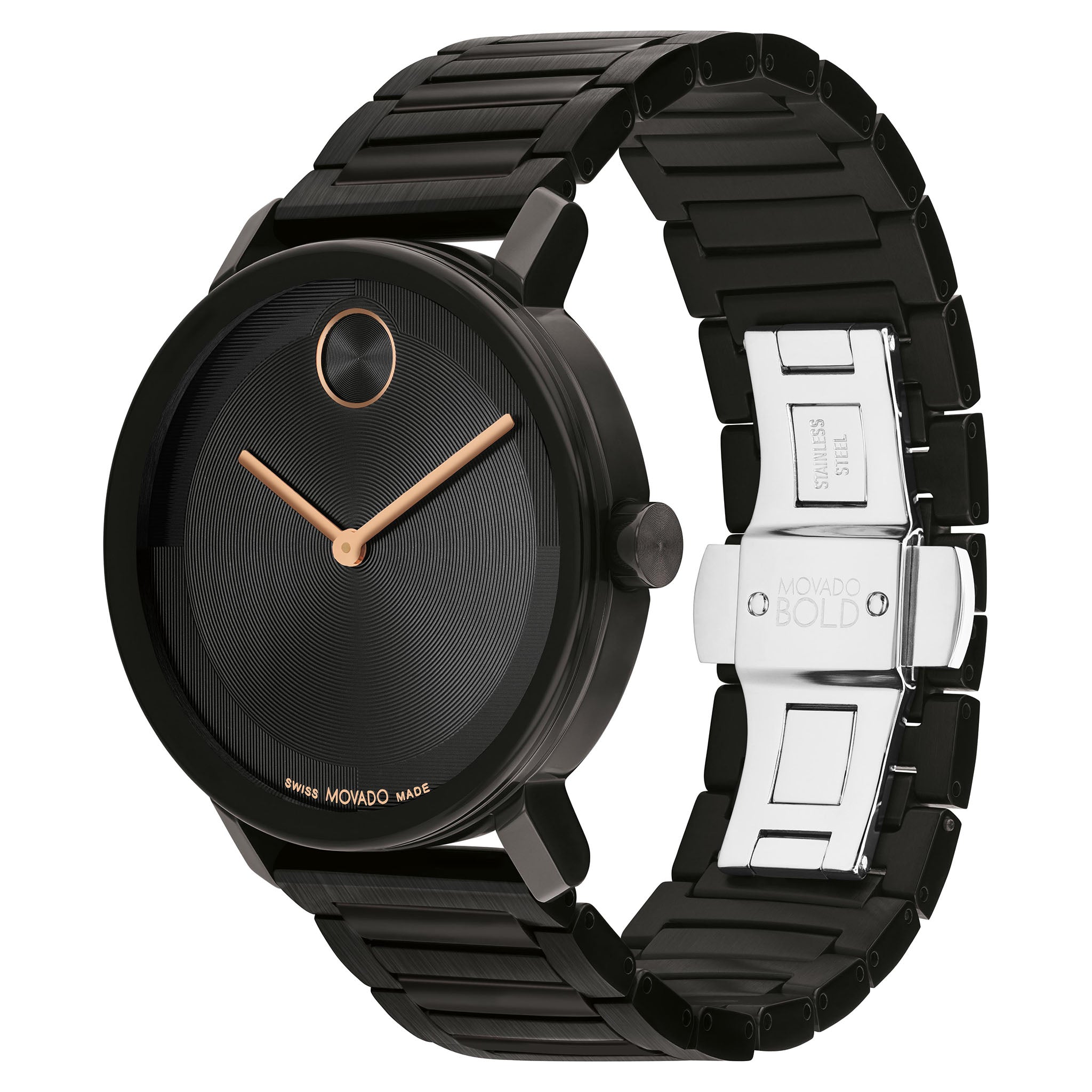 Movado Black Steel Men s Swiss Made Watch 3601112 The Watch Factory Australia