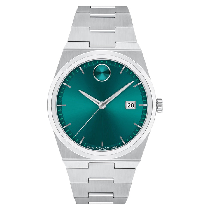 Movado Bold Stainless Steel Green Dial Swiss Men's - 3601222