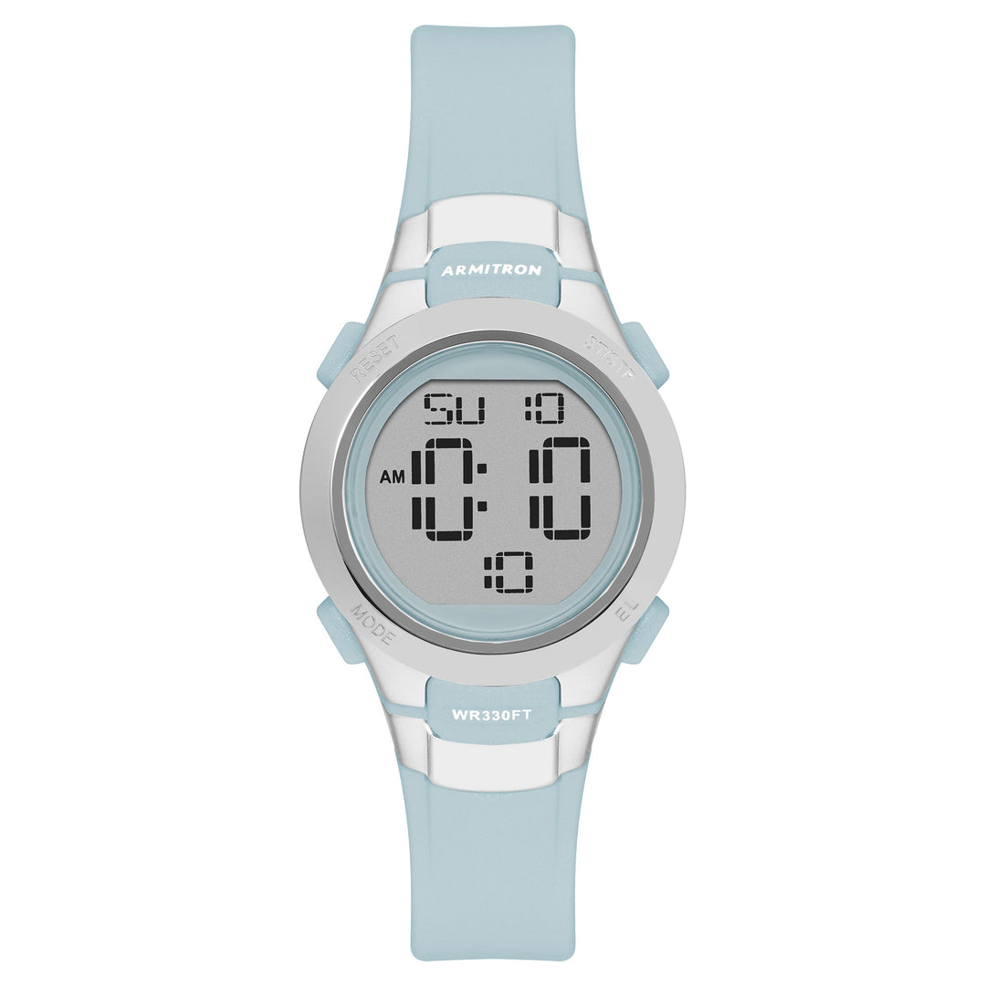 Armitron Light Blue Plastic Kids Digital Watch - 457012LBL