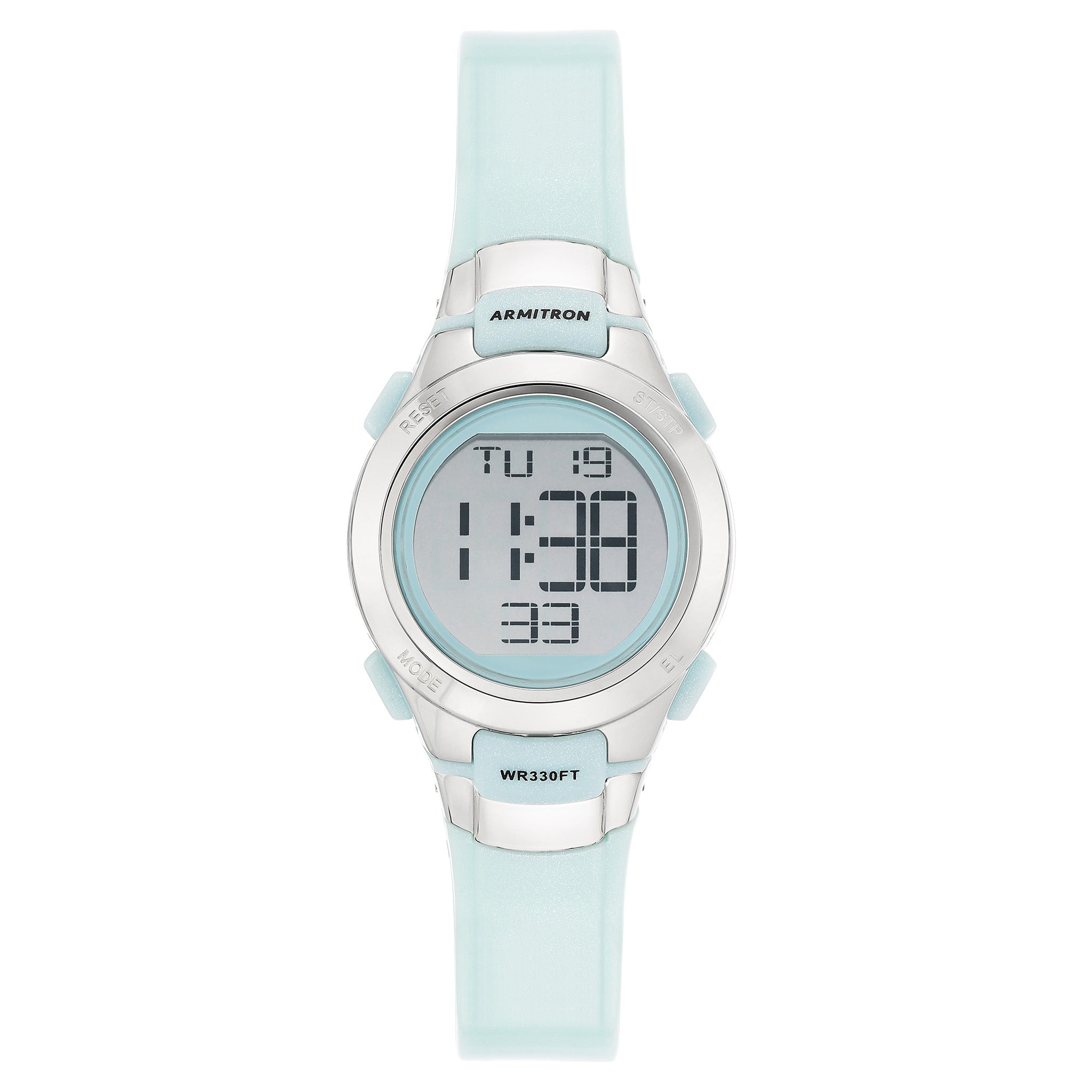 Armitron Plastic Mint Dial Plastic Ladies Watch - 457012PMT