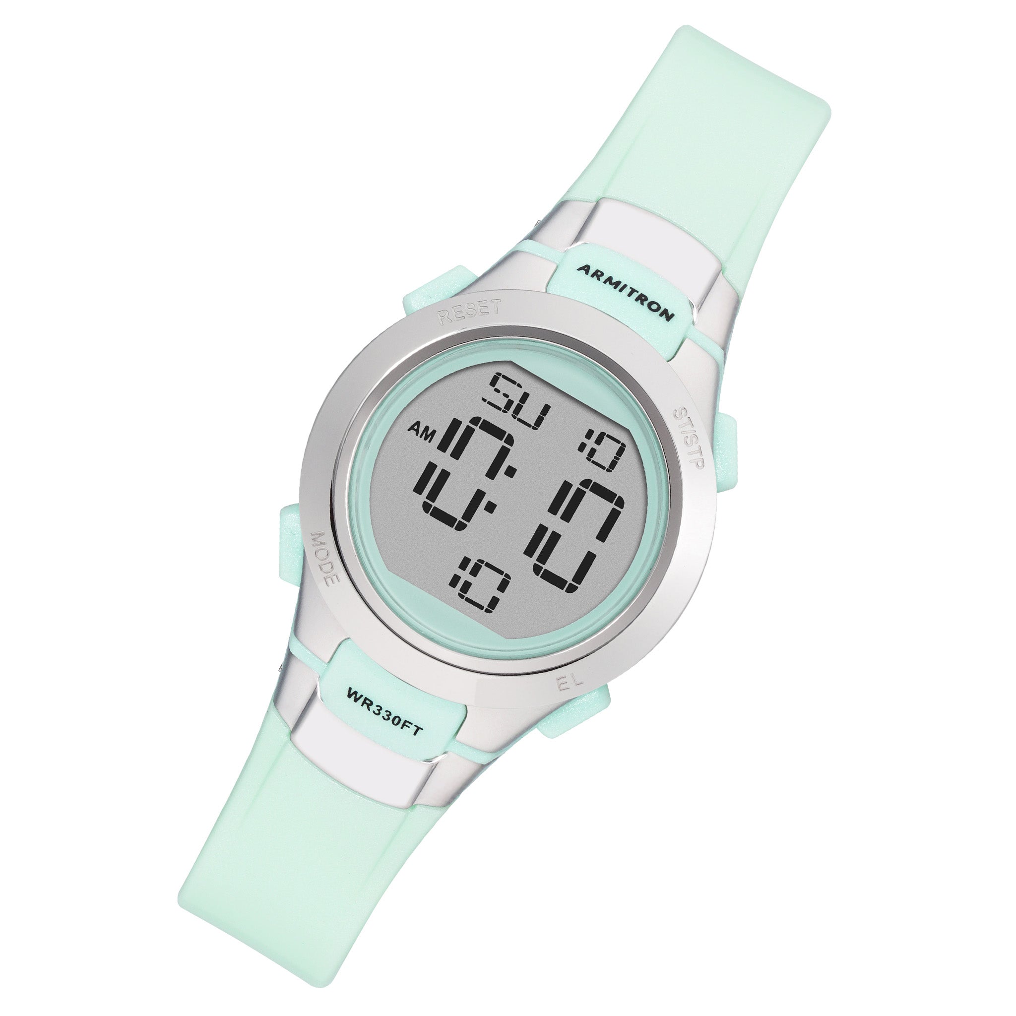 Armitron Mint Plastic Band Digital Kids Watch - 457012PMT