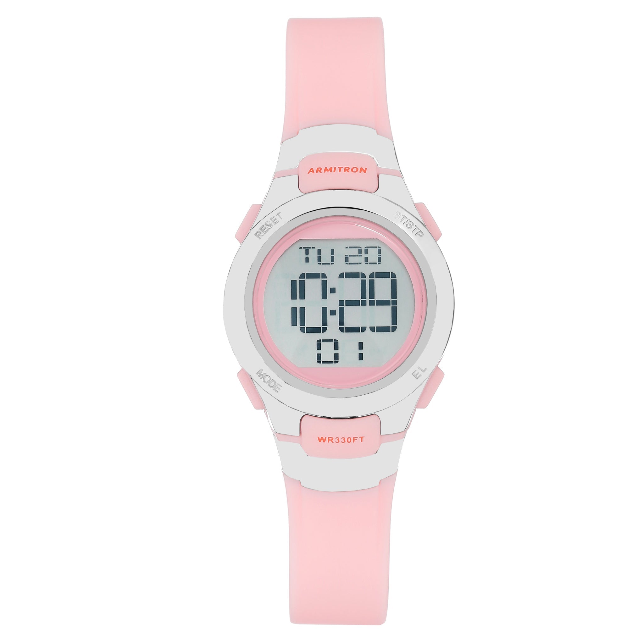 Armitron Pink Rubber Kids Digital Watch 457012PNK The Watch Factory Australia