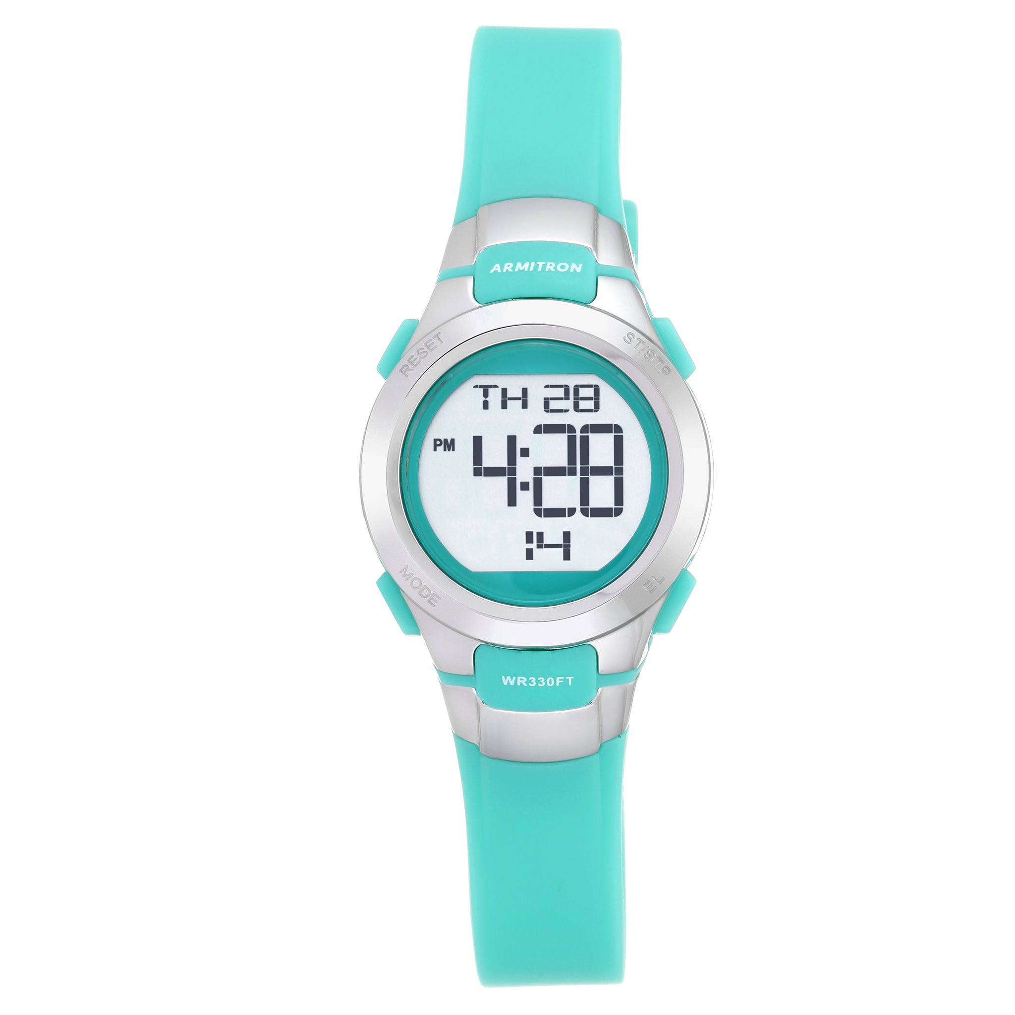 Armitron Plastic Teal Dial Plastic Ladies Watch - 457012TEL