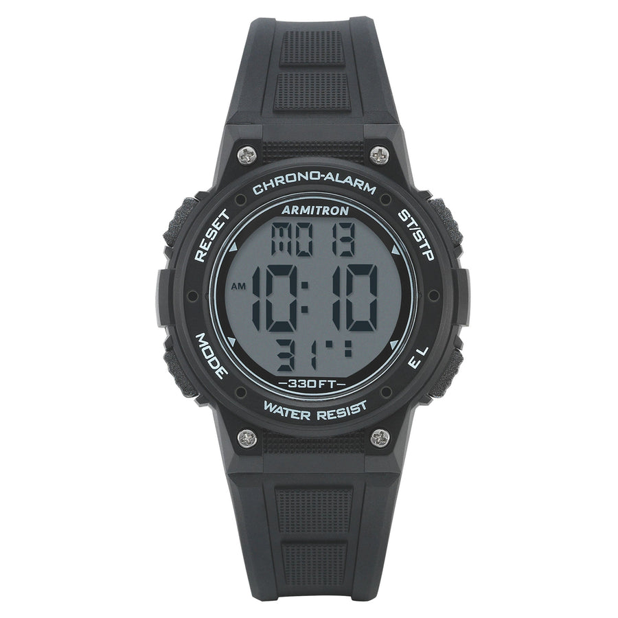 Armitron Black Plastic Kids Digital Watch - 457086BLK