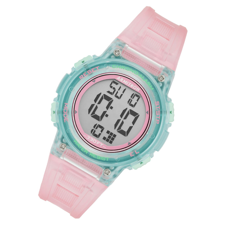 Armitron Pink Plastic Kids Digital Watch - 457086TGP