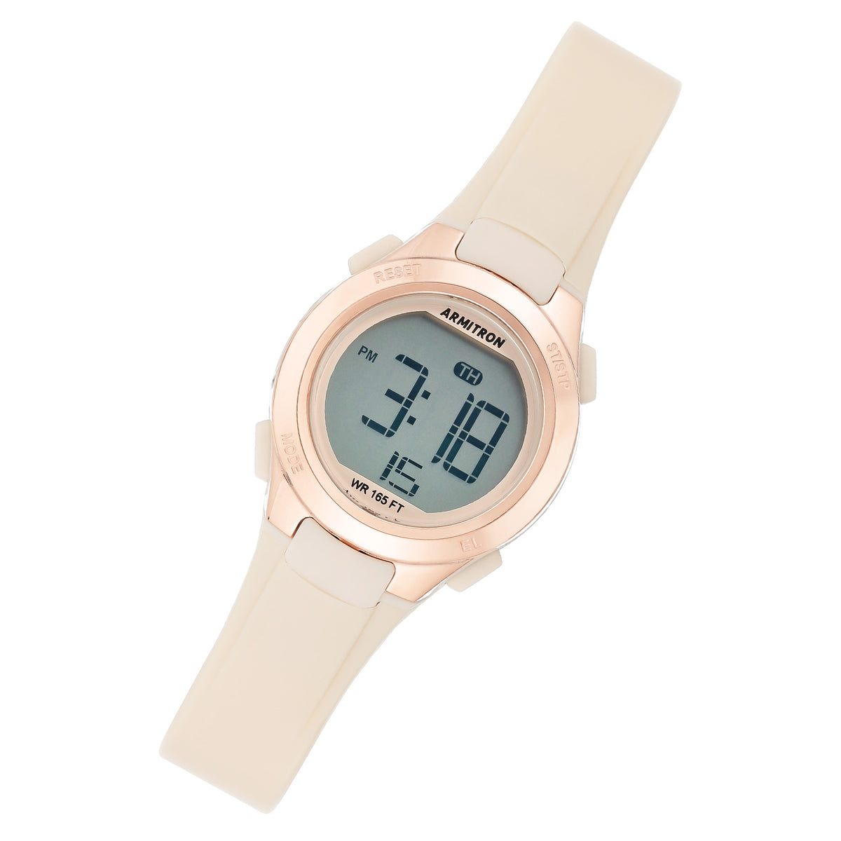 Armitron Blush Plastic Band Digital Kids Watch - 457135PBH