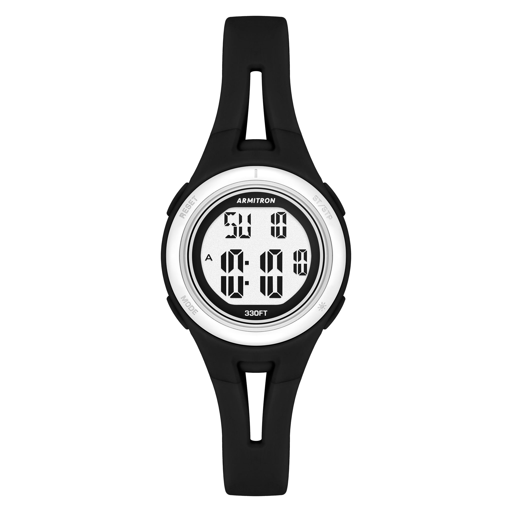 Armitron Plastic Black Dial Plastic Ladies Watch - 457144BLK