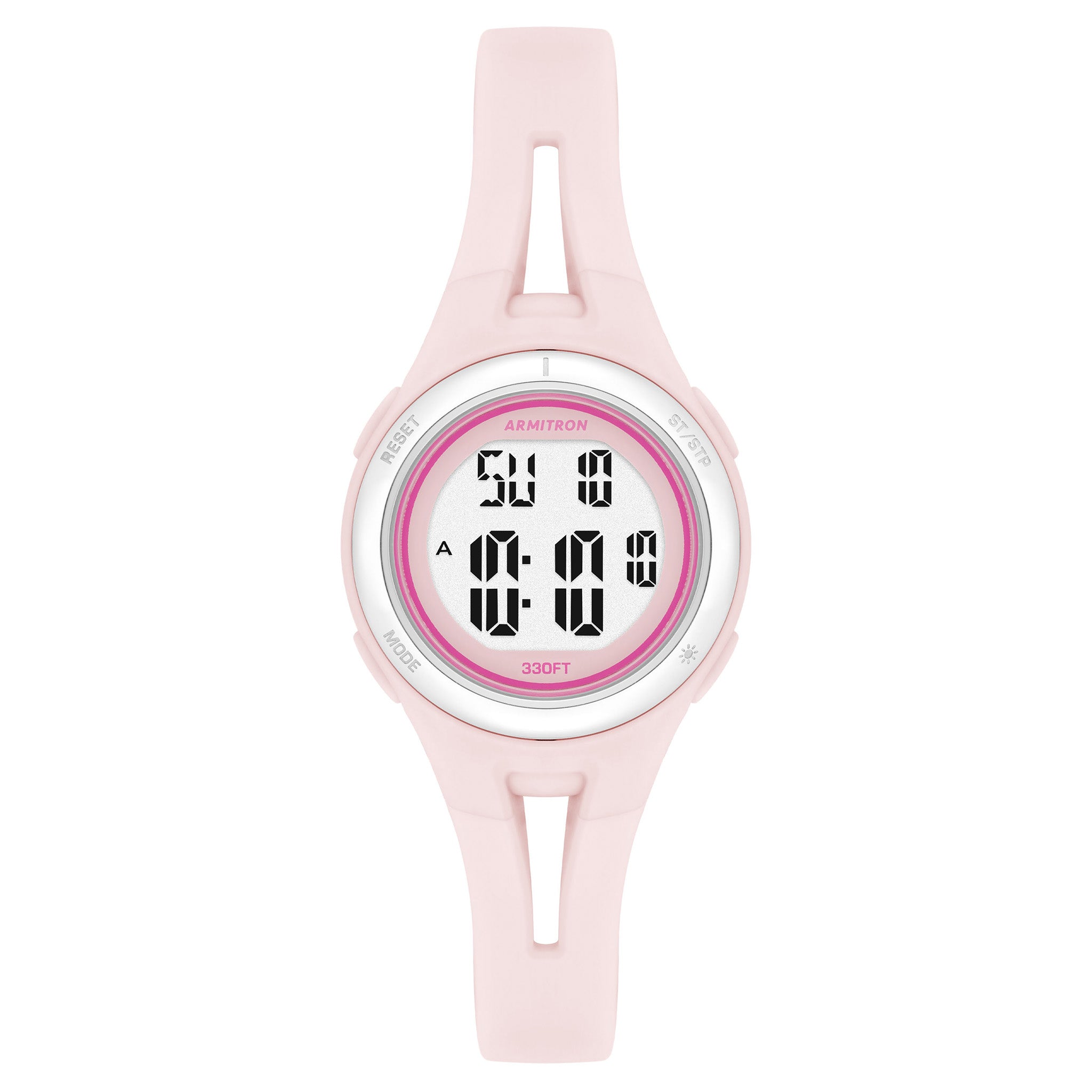 Armitron Plastic Pink Dial Plastic Ladies Watch - 457144PNK