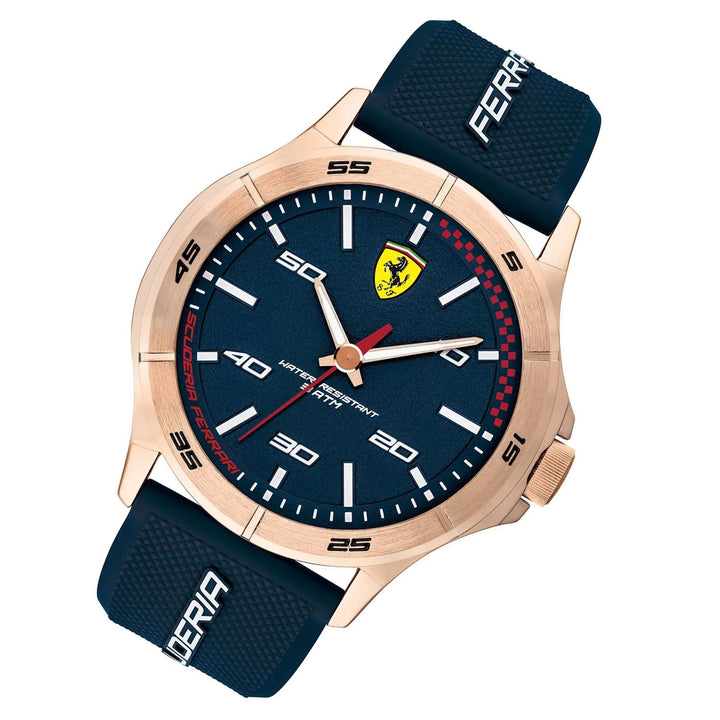 Scuderia Ferrari Silicone Blue Dial Men's Watch - 830671