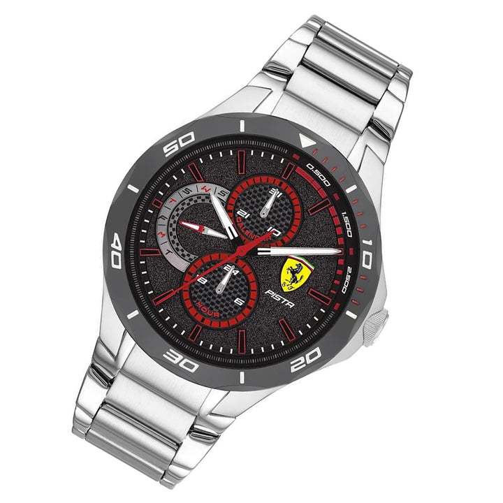 Scuderia Ferrari Pista Stainless Steel Men's Multi-function Watch - 830726