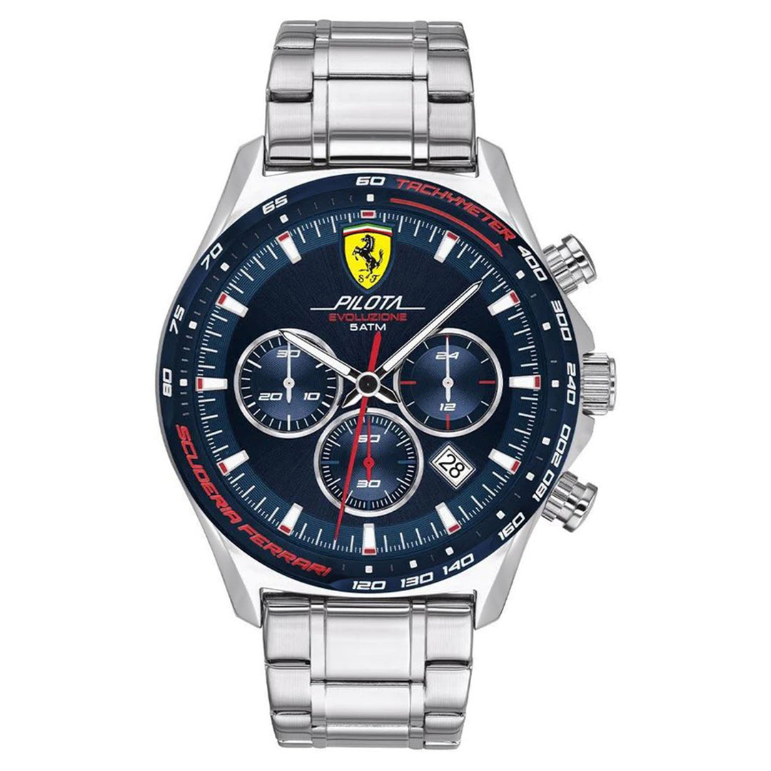 Scuderia Ferrari Pilota Evo Stainless Steel Chrono Men's Watch - 830749