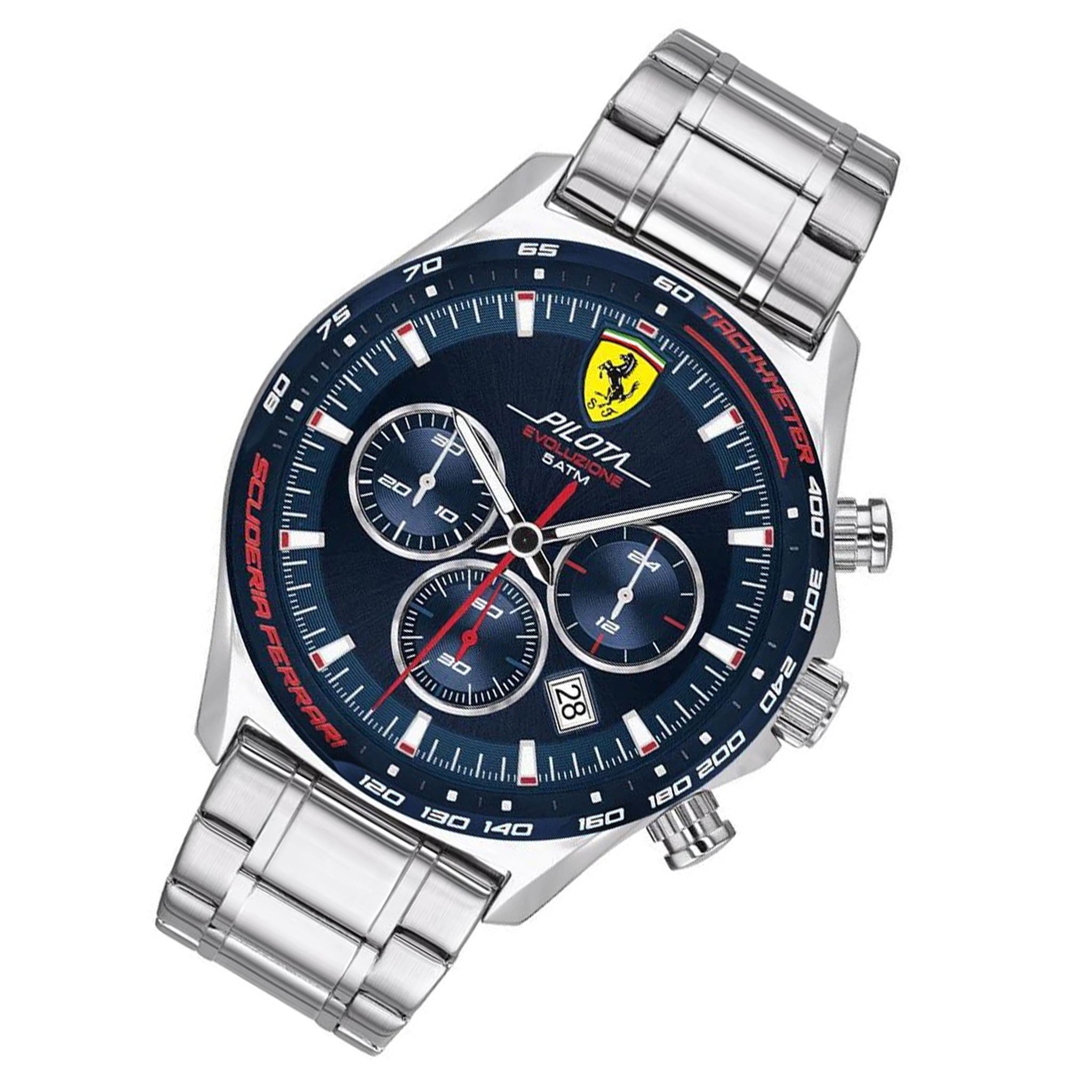 Scuderia Ferrari Pilota Evo Stainless Steel Chrono Men s Watch 83074 The Watch Factory Australia