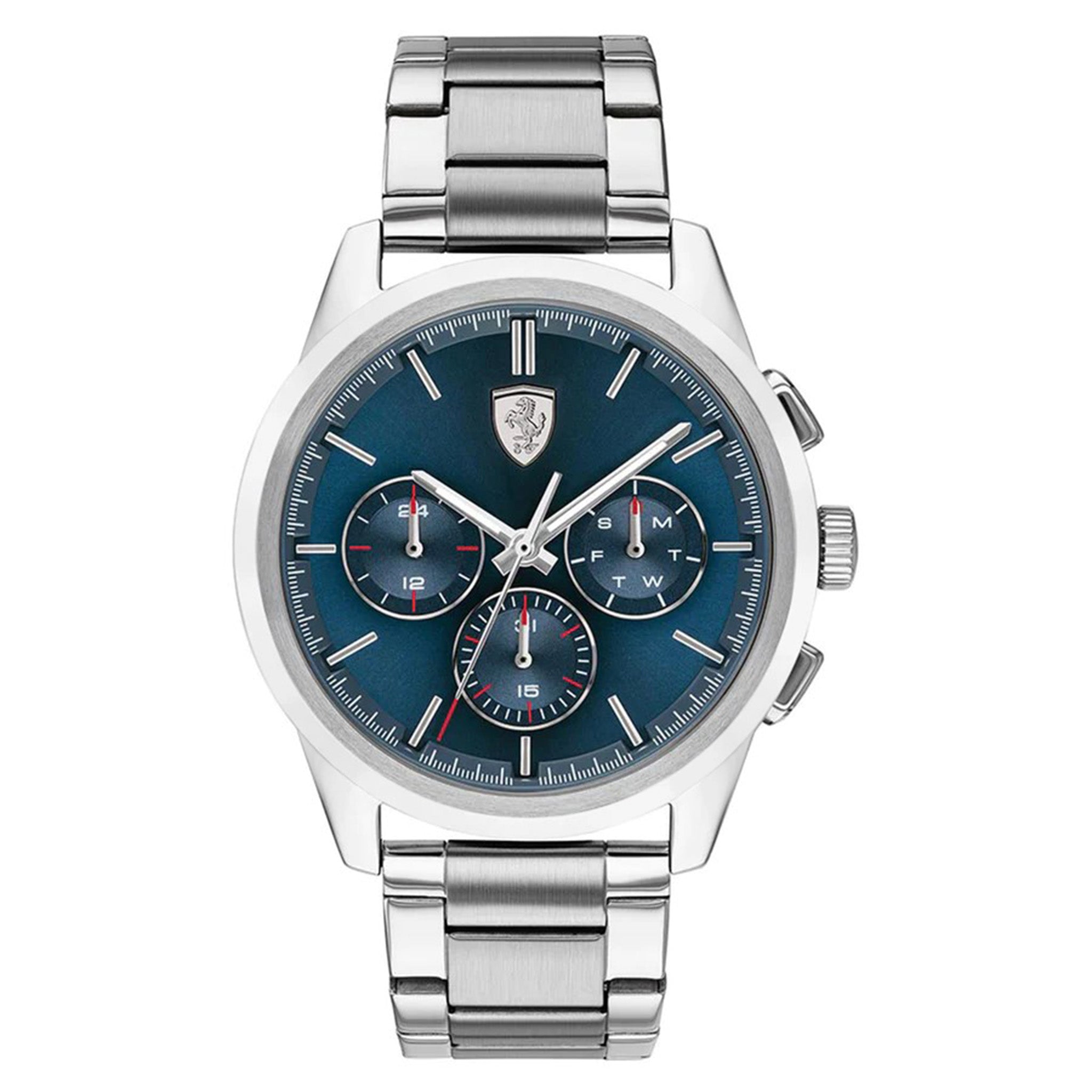 Scuderia Ferrari Grand Tour Silver Steel Men's Multi-function Watch - 830804