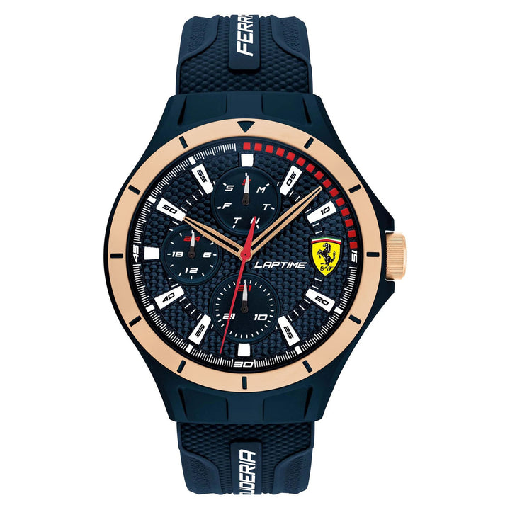 Scuderia Ferrari Blue Silicone Multi-function Men's Watch - 830863