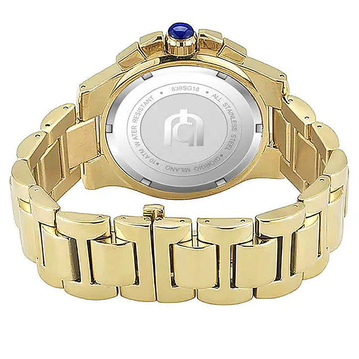 Giorgio Milano Gold Steel Green Dial Chronograph Unisex Watch - 839SG18