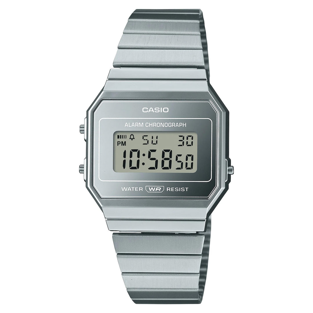 Casio Silver Tone Steel Digital Women's Watch - A700WEV-7A