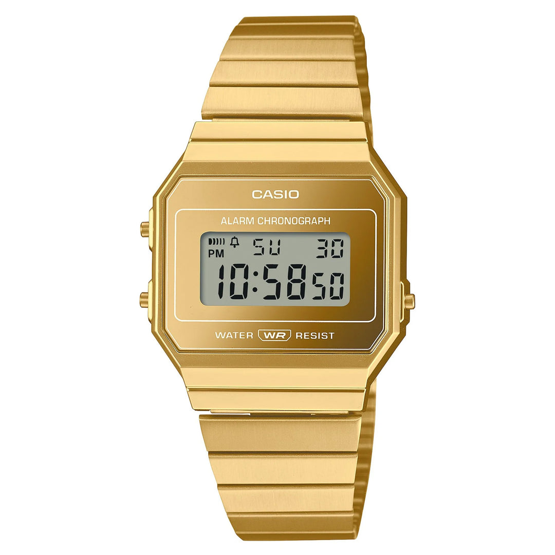 Casio Gold Tone Steel Digital Women's Watch - A700WEVG-9A