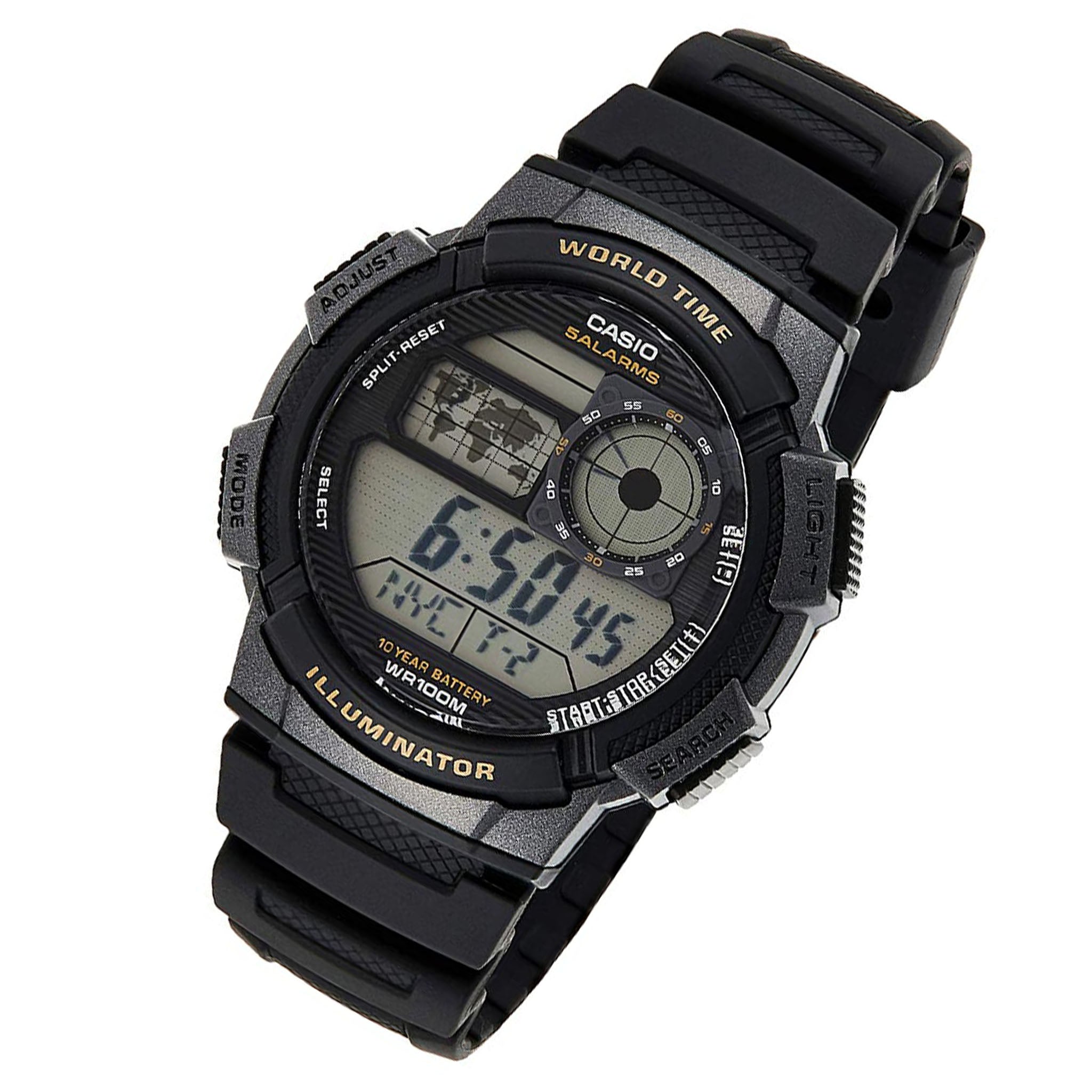 Casio Illuminator Digital Men's Sport Watch - AE1000W-1A
