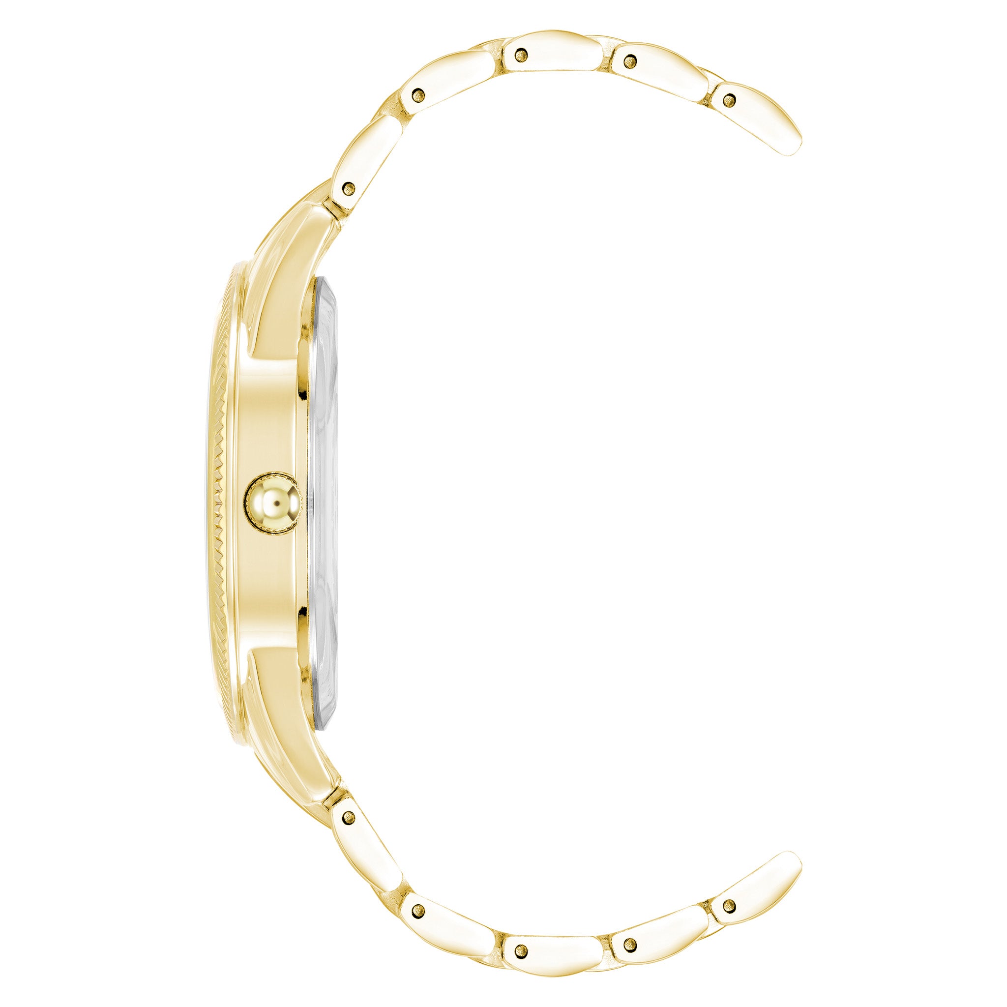 Anne Klein Gold Tone Band Champagne Dial Women's Watch - AK5094CHGB