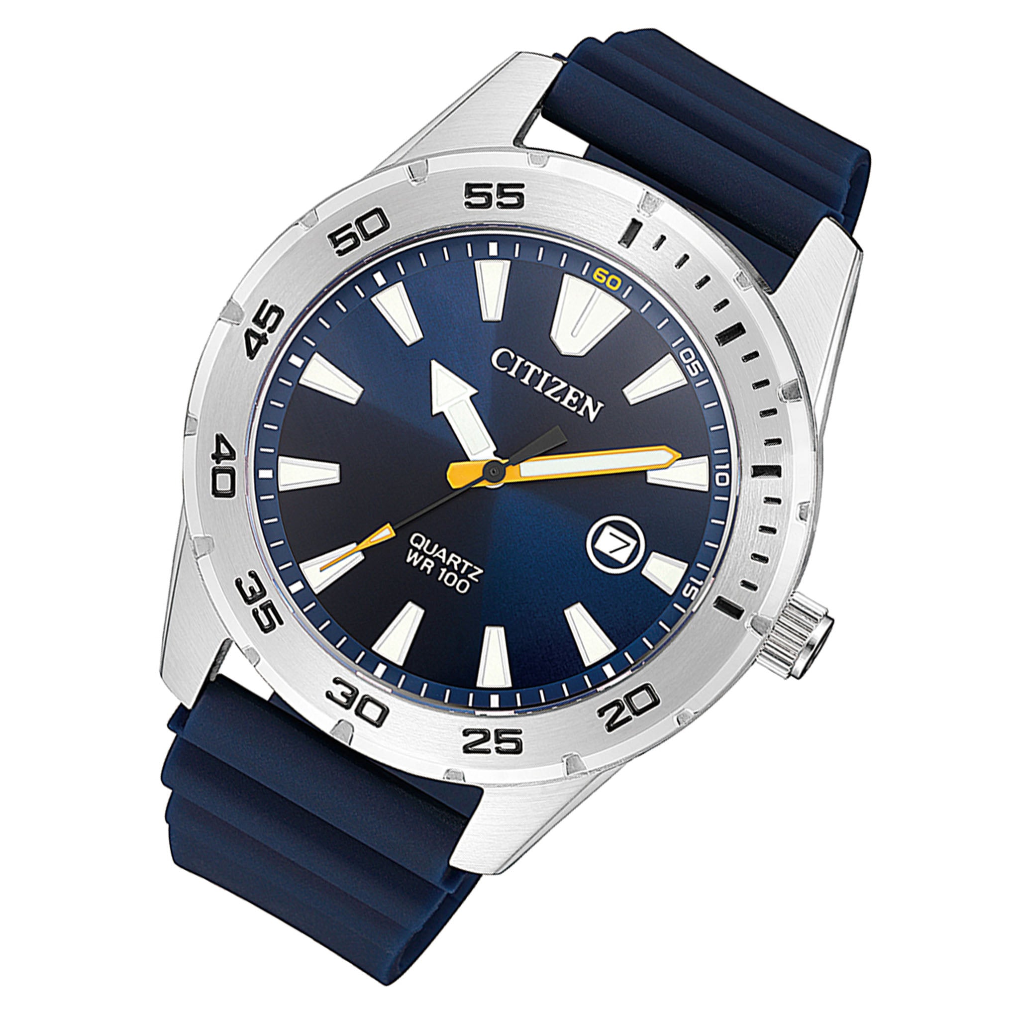 Citizen Blue Silicone Men's Watch - BI1041-22L