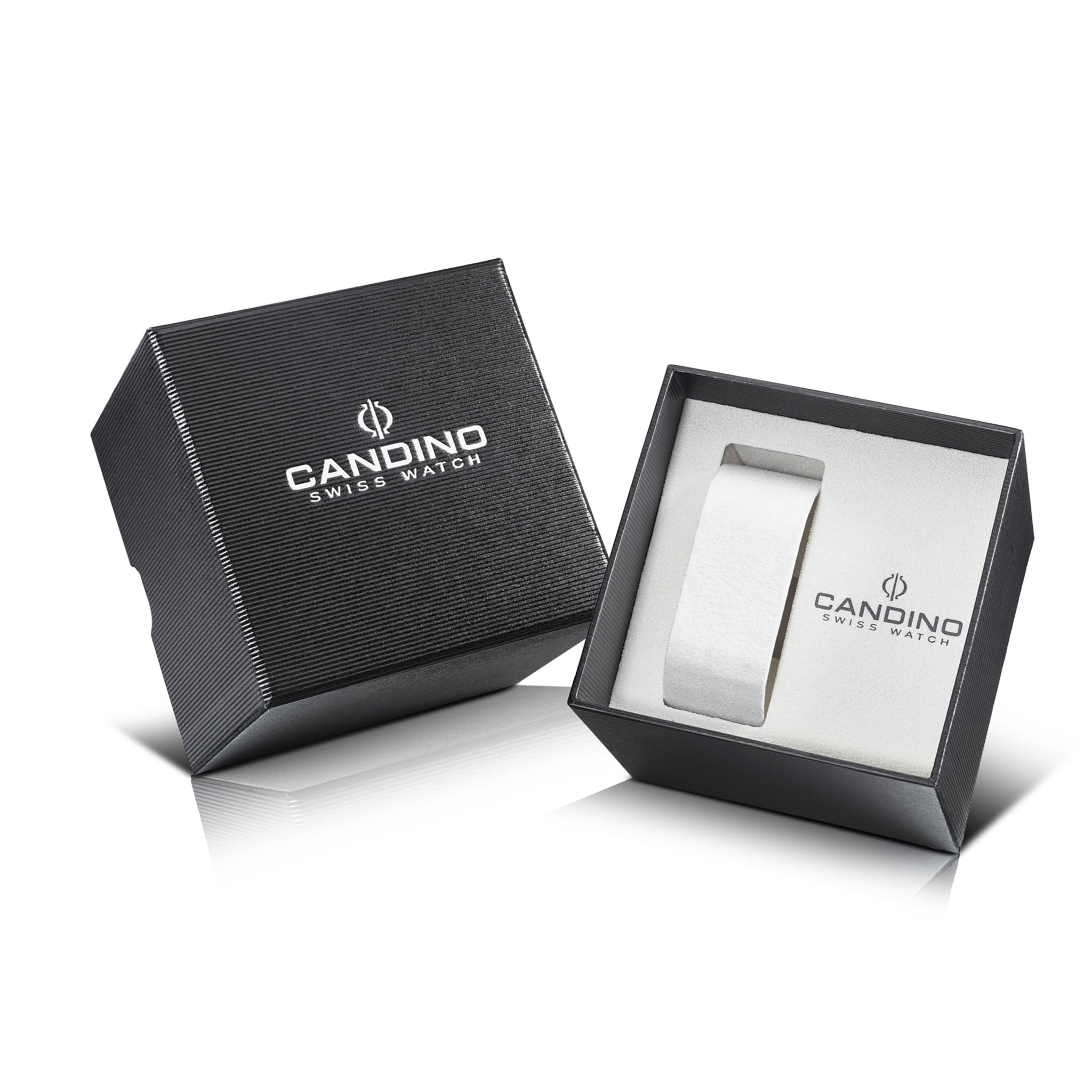 Candino Silver Steel Black Dial Women's Swiss Made Watch - C4626/2