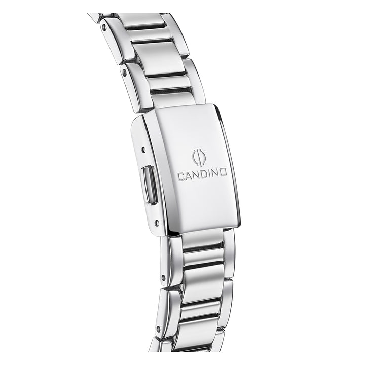 Candino Silver Steel MOP Dial Women's Swiss Made Watch - C4738/1