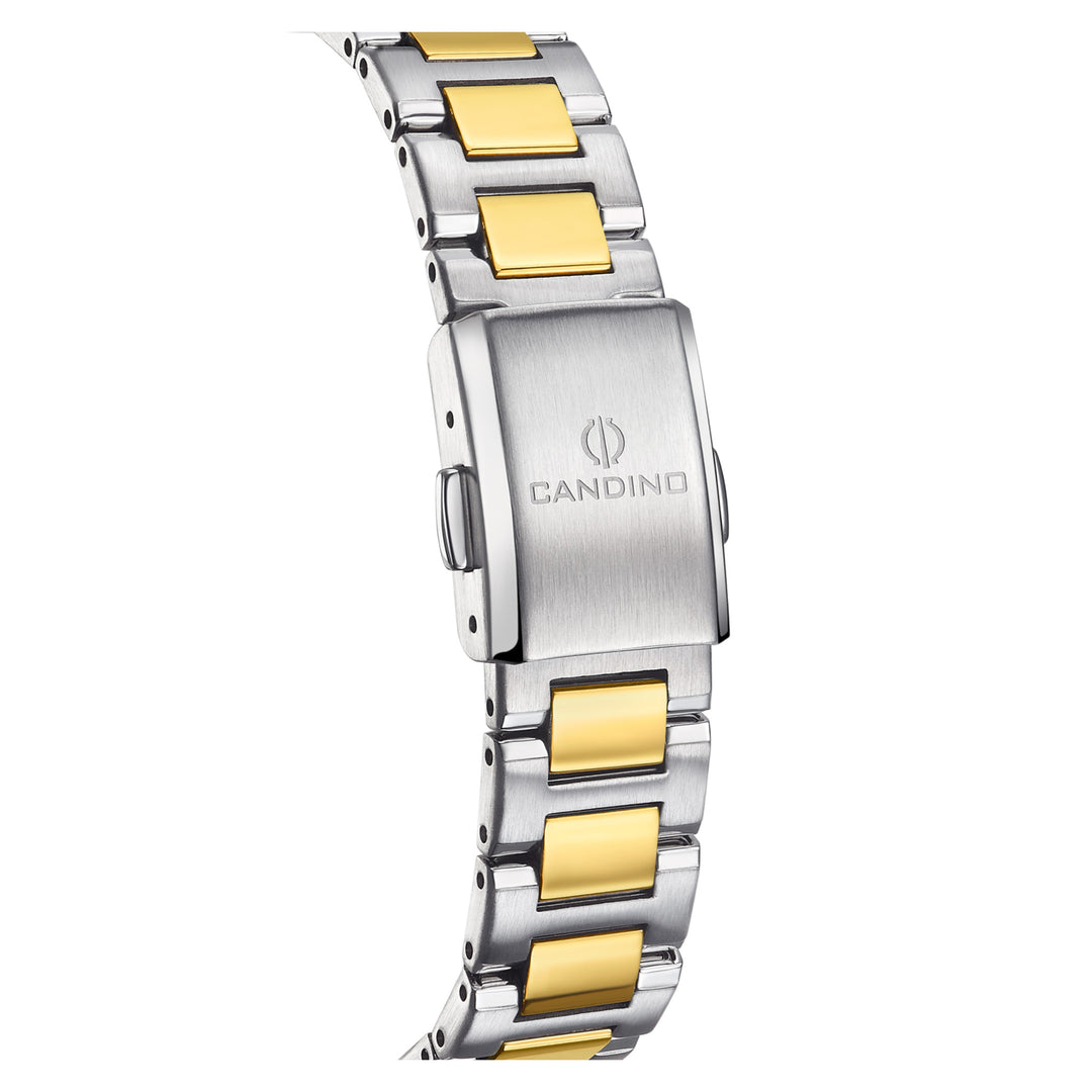 Candino Two-Tone Steel MOP Dial Women's Swiss Made Watch - C4761/1