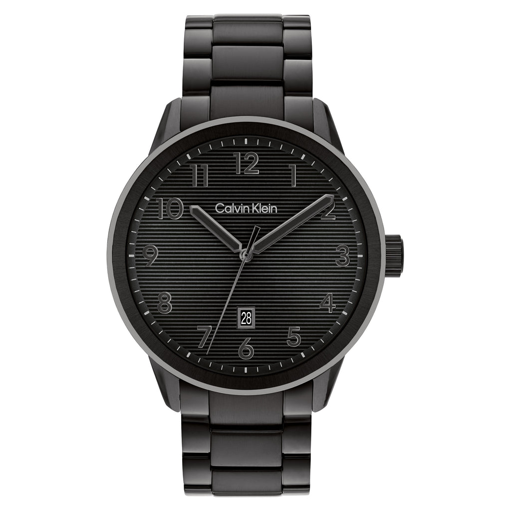 Calvin Klein Steel Black Dial Men's Watch - 25200516