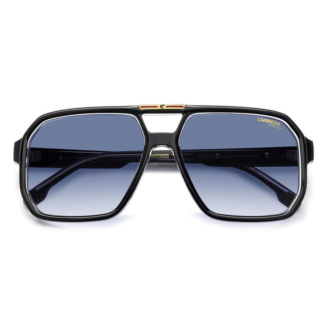 Carrera Men's Sunglasses Square Double Bridge Frame Dk Blue SF Lens - Victory C 01/S